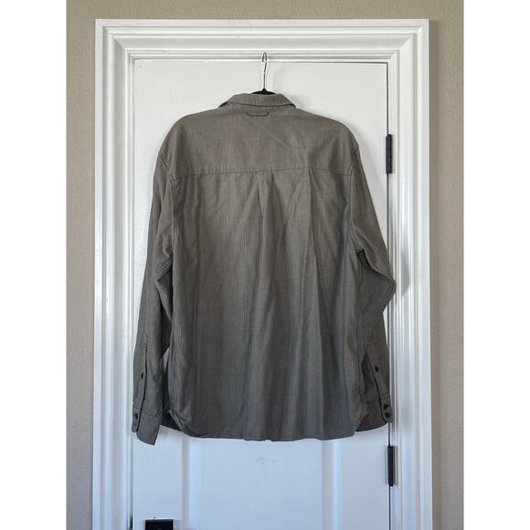 Rei Mens Long Sleeve Grey Button Down Shirt XLarge - Picture 4 of 6